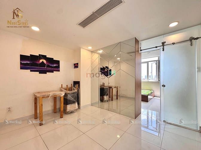 Hình ảnh 🏠cho thuê Penhouse 1 phòng ngủ riêng biệt 45m2 trở lên thang máy 7tr2