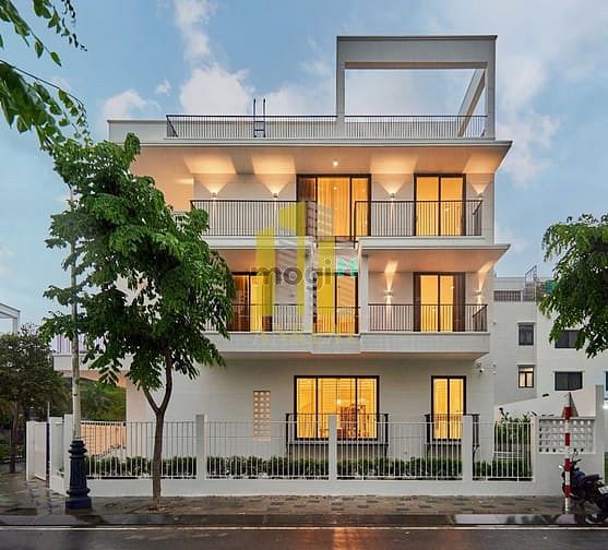 Hình ảnh Biệt Thự Căn Góc Đẹp Hiện Đại Hầm 3 Lầu – Khu Đảo Kim Cương