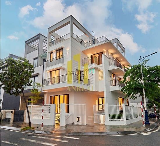 Hình ảnh Biệt Thự Căn Góc Đẹp Hiện Đại Hầm 3 Lầu – Khu Đảo Kim Cương