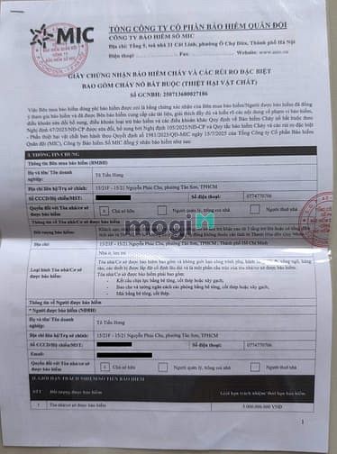 Hình ảnh CHDV 37 phòng khoán 110tr/tháng nhà trọ Q. Tân Bình