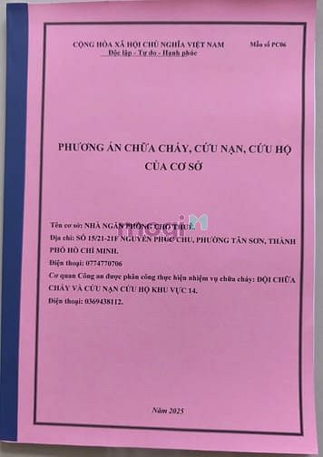 Hình ảnh CHDV 37 phòng khoán 110tr/tháng nhà trọ Q. Tân Bình