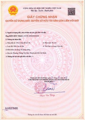 Hình ảnh Bán đất đẹp hẻm xe tải (4x23) 78/44/48 Đường 12 p11 Gò Vấp