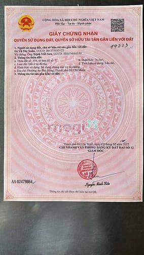 Hình ảnh Bán đất hà huy giáp vào 100m hệ số xây dựng tự do