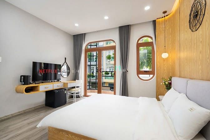 Hình ảnh 🎊CĂN HỘ DỊCH VỤ - 1PN tách bếp ban công🏡 - Ngay Emart phan huy ích