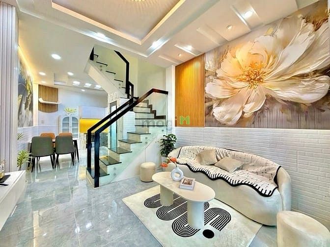 Hình ảnh 🍒Định Thổ Địa🍒 Siêu phẩm Phan Văn Trị 5PN 4 Lầu Đúc Nở hậu H3G thông