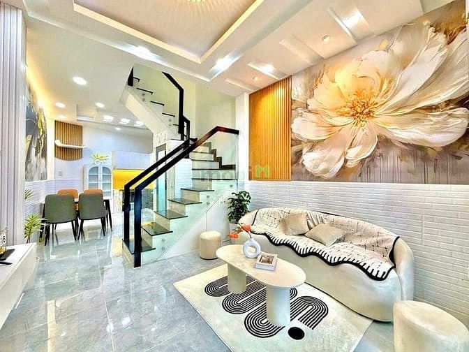 Hình ảnh Siêu phẩm nhà mới 4 tầng ở ngay 40m2 - Full nội thất Phan Văn Trị