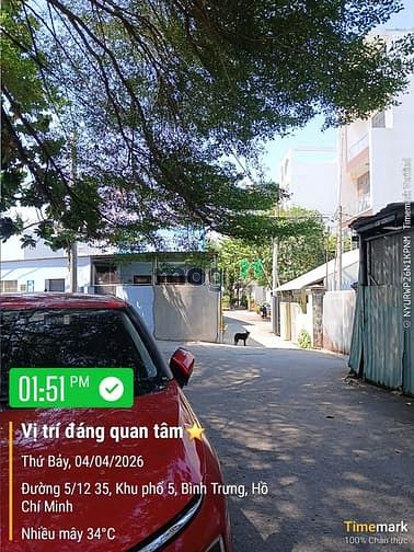 Hình ảnh Bán Đất thổ cư Quận 2 LÔ GÓC 2 MẶT TIỀN ĐƯỜNG ô tô thông ngang 9m Tlcc