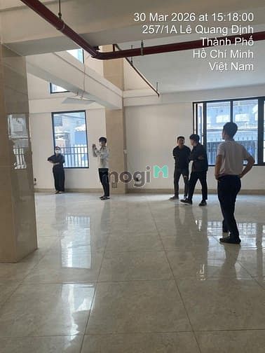 Hình ảnh Cho thuê mặt bằng lớn MT Lê Quang Định, P.7, 13 x 27m, 110tr, TL