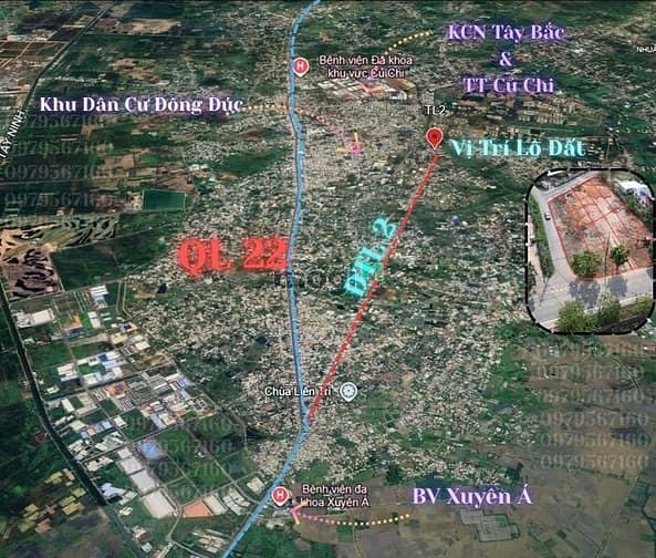 Hình ảnh mặt tiền TL2 phước vĩnh an củ chi chỉ từ 2xtr/m2