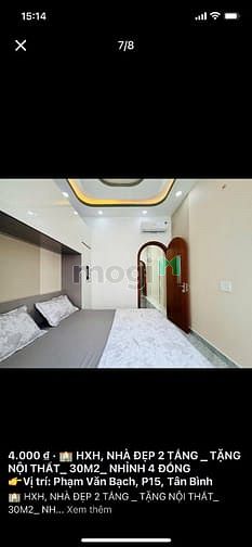 Hình ảnh LỤM NHẸ em Phạm Văn Bạch-p15-Tân Bình- TPHCM, SHR, 2tỷ855