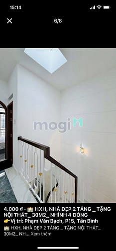 Hình ảnh LỤM NHẸ em Phạm Văn Bạch-p15-Tân Bình- TPHCM, SHR, 2tỷ855