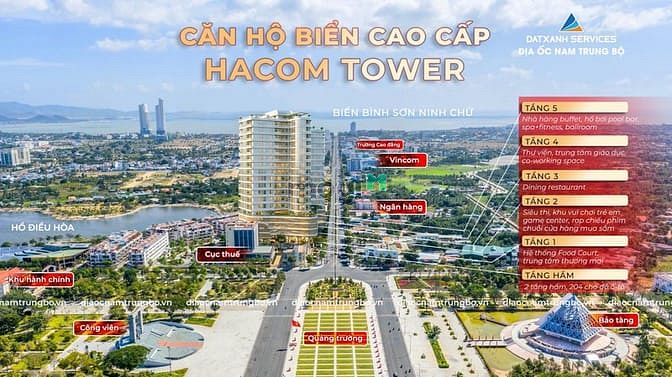 Hình ảnh Mb6623 nạp rút nhanh chóng cao cấp Hacom Tower mặt tiền đường 16 tháng 4 view trực diện bi