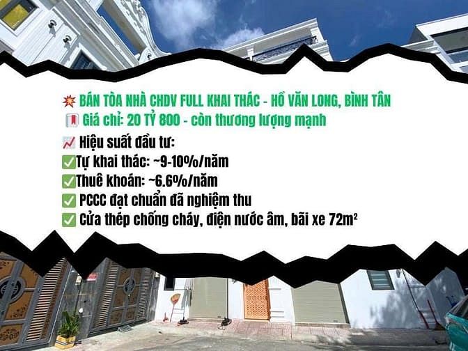 Hình ảnh 🔥Bán CHDV 37 phòng - doanh thu 175tr/tháng - Hồ Văn Long, Bình Tân 🔥