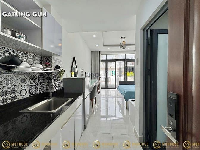 Hình ảnh Balcony Hai Bà Trưng Võ Thị Sáu Quận 3 thang máy giáp Tân Định Quận 1