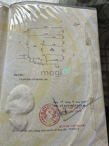 Hình ảnh Nhà C4 ngay Aeon Mall tân Phú - Đất đẹp 200m2 - Sơn Kỳ - Tân sơn Nhì