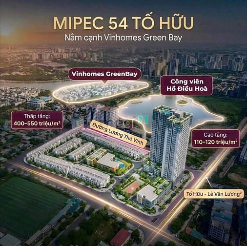 Hình ảnh Trang Chủ MB66.COM Chính Thức ICONIA LAKESIDE (MIPEC 54 TỐ HỮU) Giá Dự Kiến 110Tr/m2