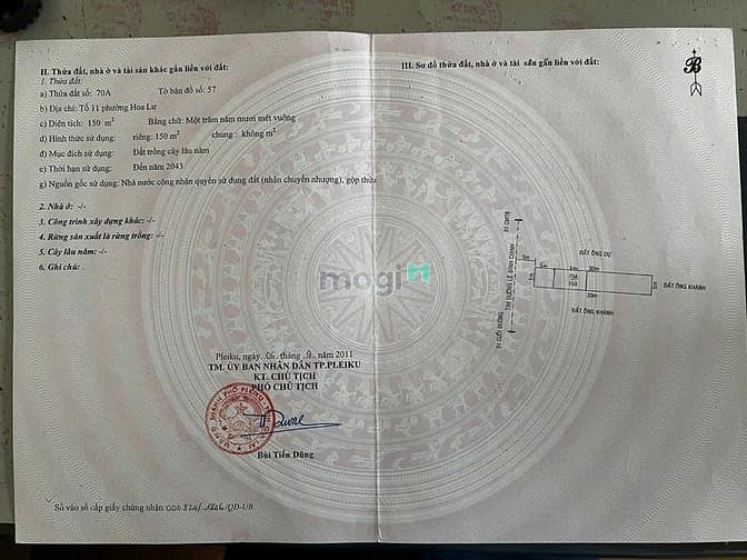 Hình ảnh Đất Mặt tiền Lê Đình Chinh 5*54, Liền kề Trường tiểu học Bùi Dự