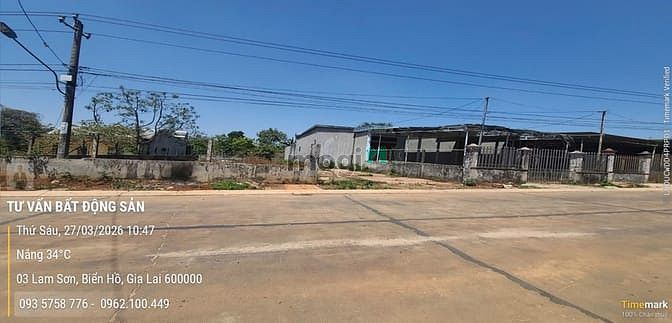 Hình ảnh Đất mặt tiền Lam Sơn 6*32 ngay gần chợ Biển Hồ