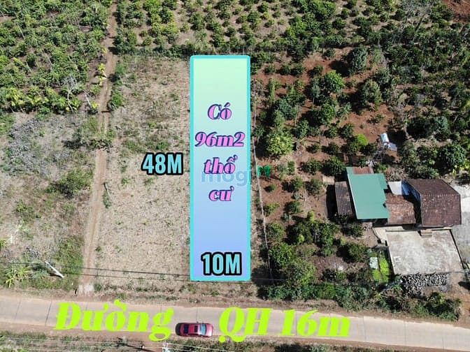 Hình ảnh Bán Đất 10x48 – Đường 16M – 488TR – Cách Trung Tâm BMT 30 PhúT