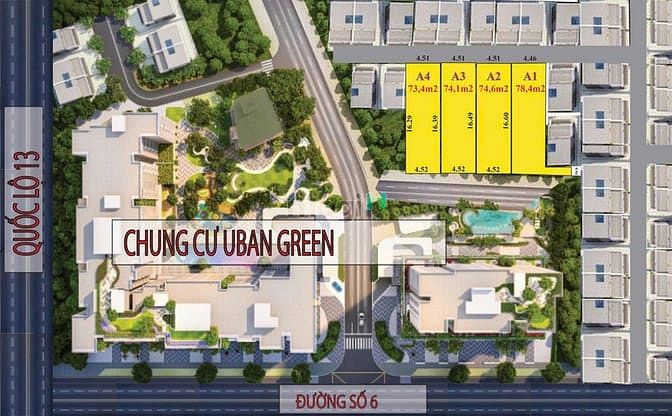 Hình ảnh Bán đất đường số 6, Hiệp Bình Phước, Thủ Đức – gần Urban Green, 75m2