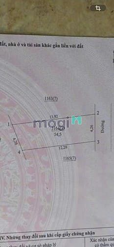 Hình ảnh Cần bán 55m2 mt 4,28m.Ngõ ô tô, cách đường nhựa 20m, Tân Phú- Quốc Oai