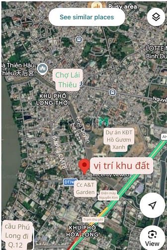Hình ảnh Cho thuê đất gần chợ Lái Thiêu