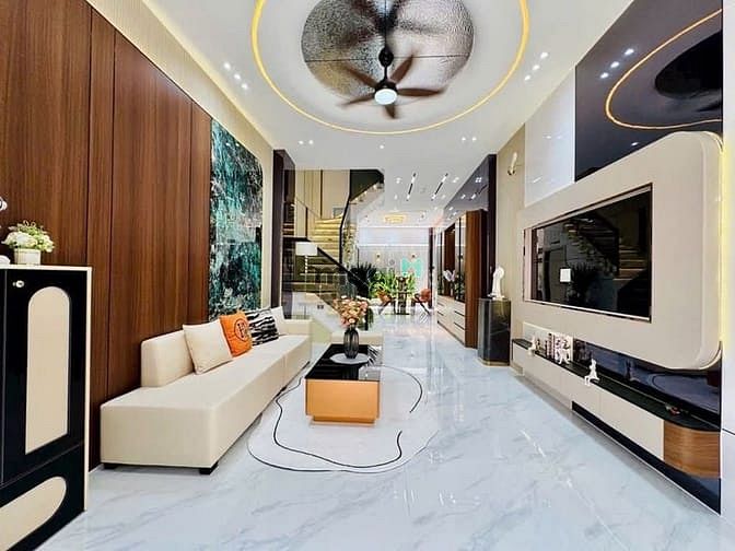 Hình ảnh Nhà đẹp ở ngay, NGUYỄN VĂN NGHI thông PHAN VĂN TRỊ P1 Gò VẤP -4TẦNG 56