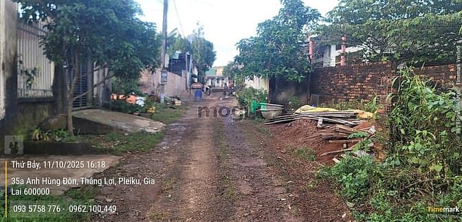 Hình ảnh Đất 7,2*29 Hẻm Chính Anh Hùng Đôn Liền kề Chợ Thắng Lợi