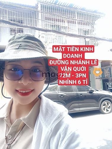 Hình ảnh Mặt tiền kinh doanh sầm uất - Đường nhánh Lê Văn Quới - 72M - 3PN -