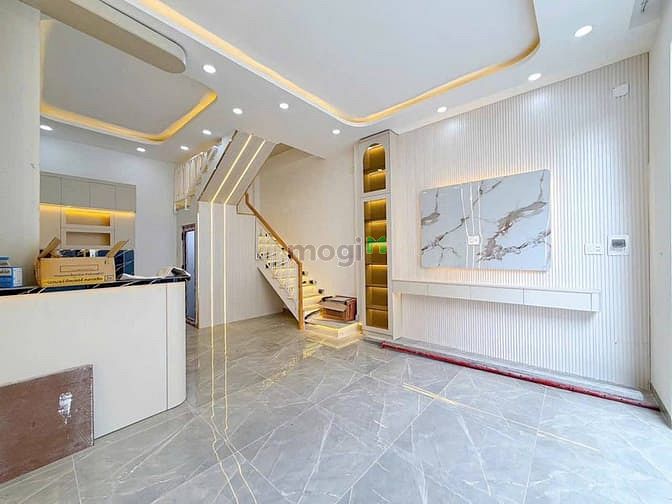 Hình ảnh Nhà Mới 4 Tầng Huỳnh Tấn Phát Q7-DT:45m2-3pn 3wc-Chỉ: 1 tỷ 490- shr