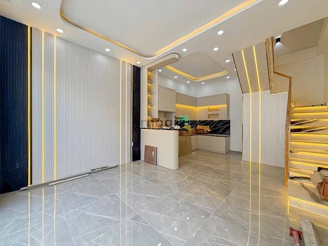 Hình ảnh Nhà Mới 4 Tầng Huỳnh Tấn Phát Q7-DT:45m2-3pn 3wc-Chỉ: 1 tỷ 490- shr