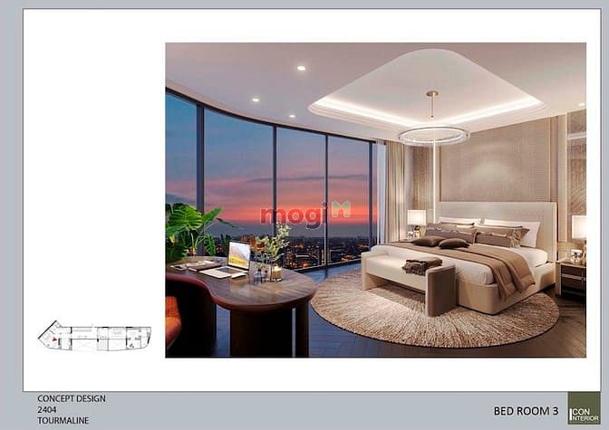 Hình ảnh Căn Penthouse Thảo Điền Green, 403m2, sân vườn 40m, view sông