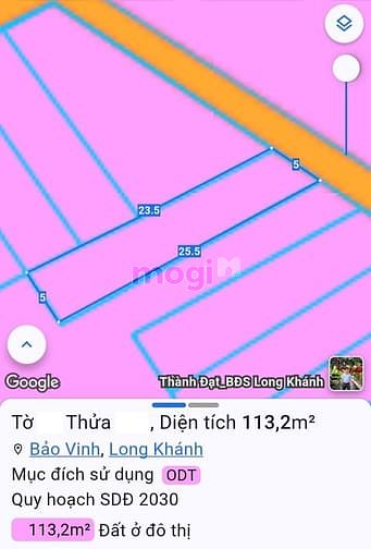 Hình ảnh Đất nền 5m×25m 2 mặt tiền ngay trường học mn đến cấp 3 long khánh,
