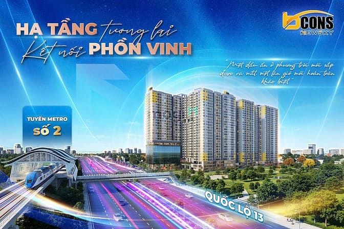 Hình ảnh Mb6623 nạp rút nhanh chóng Bcons New Sky 2 phòng ngủ giá tốt nhất tháng 5 /2026