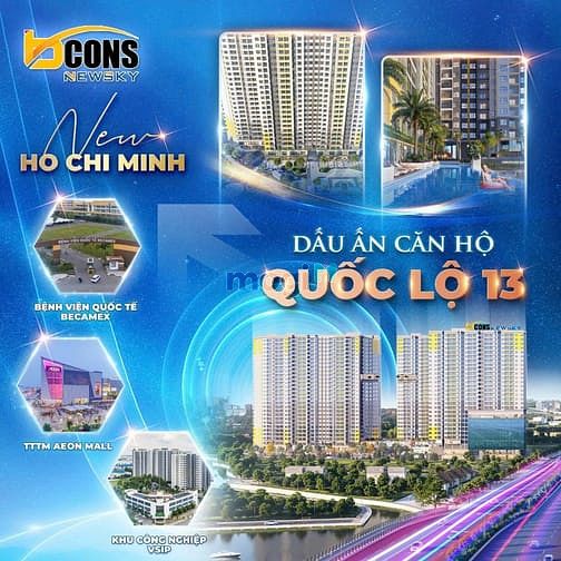 Hình ảnh Mb6623 nạp rút nhanh chóng Bcons New Sky 2 phòng ngủ giá tốt nhất tháng 5 /2026