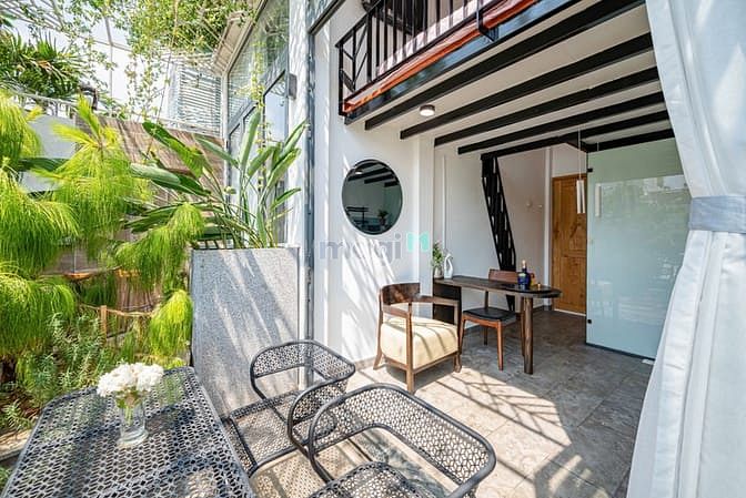 Hình ảnh Cho Thuê Căn Hộ XANH Balcon_CV lê Văn Tám_Thạch Thị Thanh_Chợ Tân Định