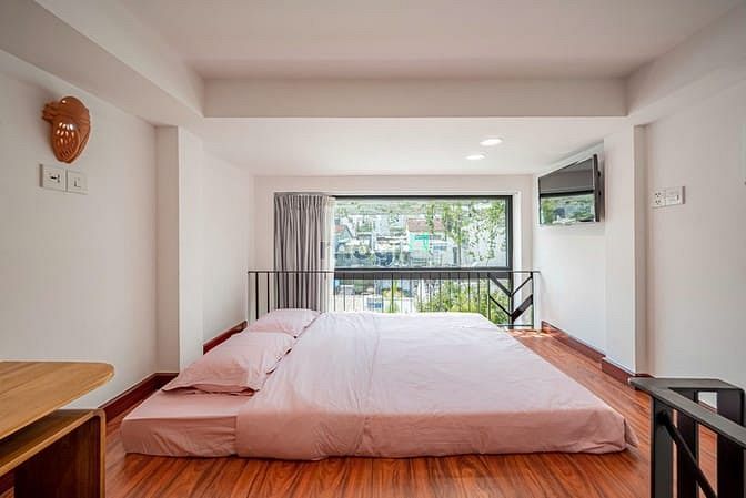 Hình ảnh Cho Thuê Căn Hộ XANH Balcon_CV lê Văn Tám_Thạch Thị Thanh_Chợ Tân Định