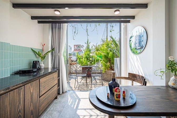 Hình ảnh Cho Thuê Căn Hộ XANH Balcon_CV lê Văn Tám_Thạch Thị Thanh_Chợ Tân Định