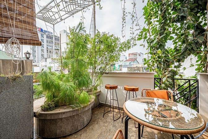 Hình ảnh Cho Thuê Căn Hộ XANH Balcon_CV lê Văn Tám_Thạch Thị Thanh_Chợ Tân Định