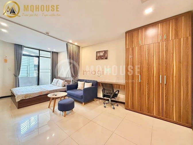 Hình ảnh Cho Thuê Căn Hộ BALCON Lớn_40M2, ĐH UEF_Hồng Bàng_Điện Biên Phủ_BT☎️