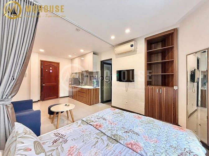 Hình ảnh Cho Thuê Căn Hộ BALCON Lớn_40M2, ĐH UEF_Hồng Bàng_Điện Biên Phủ_BT☎️
