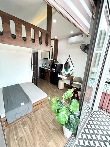 Hình ảnh CCMN Lê Trọng Tấn, Full đồ, Thang máy, Ban công giặt riêng, 24m2