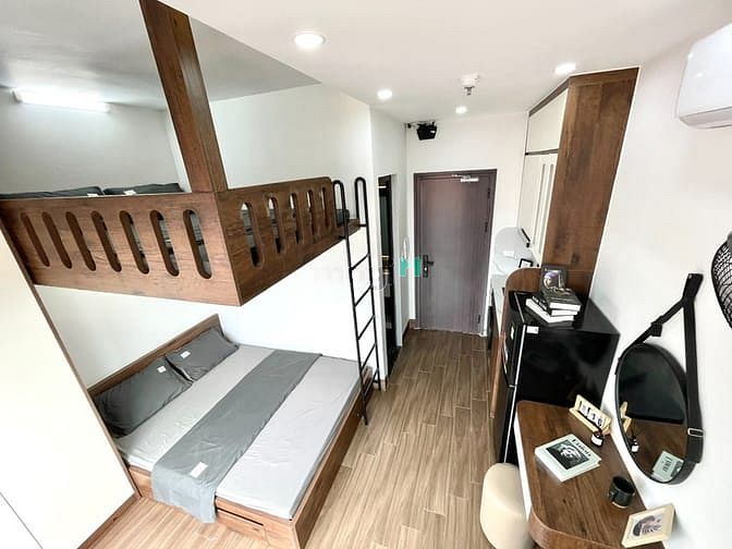 Hình ảnh CCMN Lê Trọng Tấn, Full đồ, Thang máy, Ban công giặt riêng, 24m2