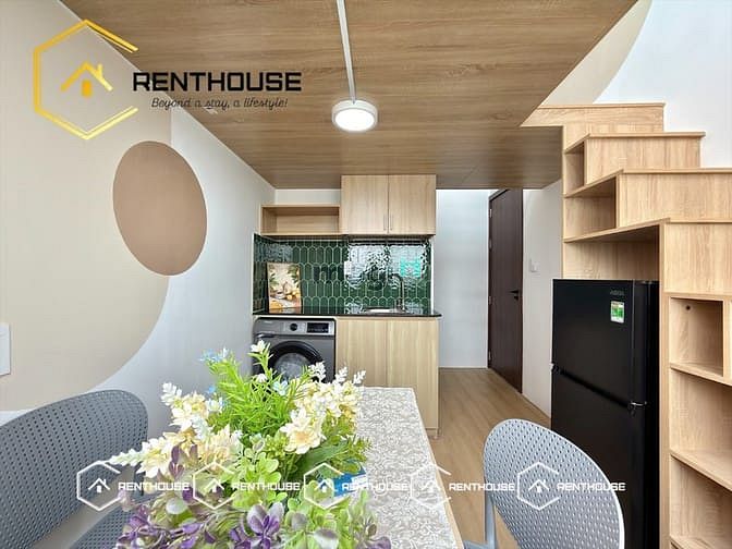 Hình ảnh Phòng duplex mới 100% full nội thất thiết kế siêu đẹp ở Phạm Văn Chiêu