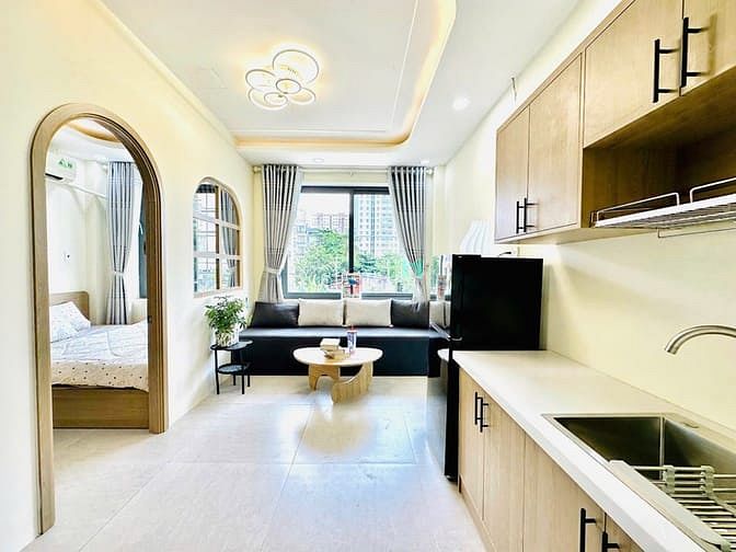 Hình ảnh ✨ 1PN ban công siêu xinh ngay nguyễn xí -full nội thất
