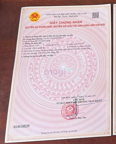 Hình ảnh Bán đất đường F5 kdc Bửu Long phường Trấn Biên sổ hồng 80m2 giá 4.2 tỷ