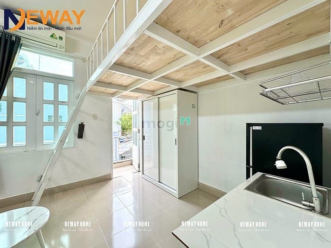 Hình ảnh Duplex có bancol, full nội thất 415 Trường Chinh, P14, TB giá 5tr4/th