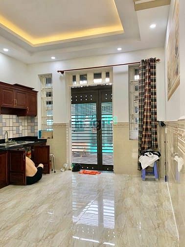 Hình ảnh Nhà 4 Tầng 4PN Đường Lê Văn Quới, Bình Tân, 2 Mặt Hẻm