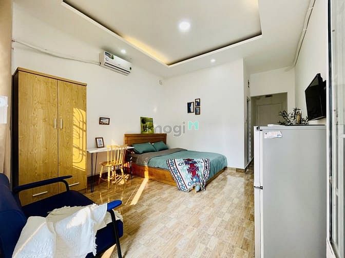 Hình ảnh Studio Balcony 1PN Tách Bếp Full Nội Thất Ngay Nguyễn Văn Thủ, Quận 1