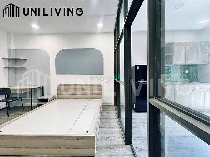 Hình ảnh Studio 1PN Tách Bếp Full Nội Thất Ngay D2 Bình Thạnh